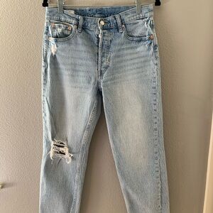 GAP Light Blue Straight Leg Jeans